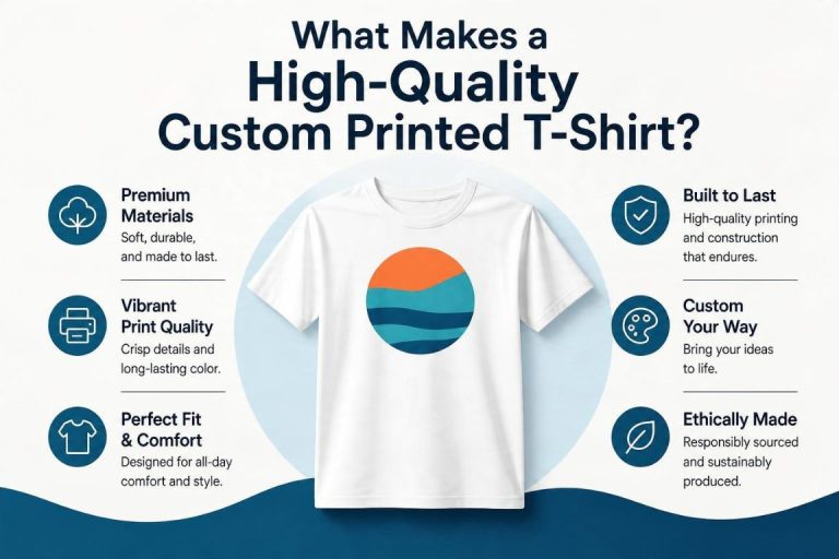What Makes a High-Quality Custom Printed T-Shirt